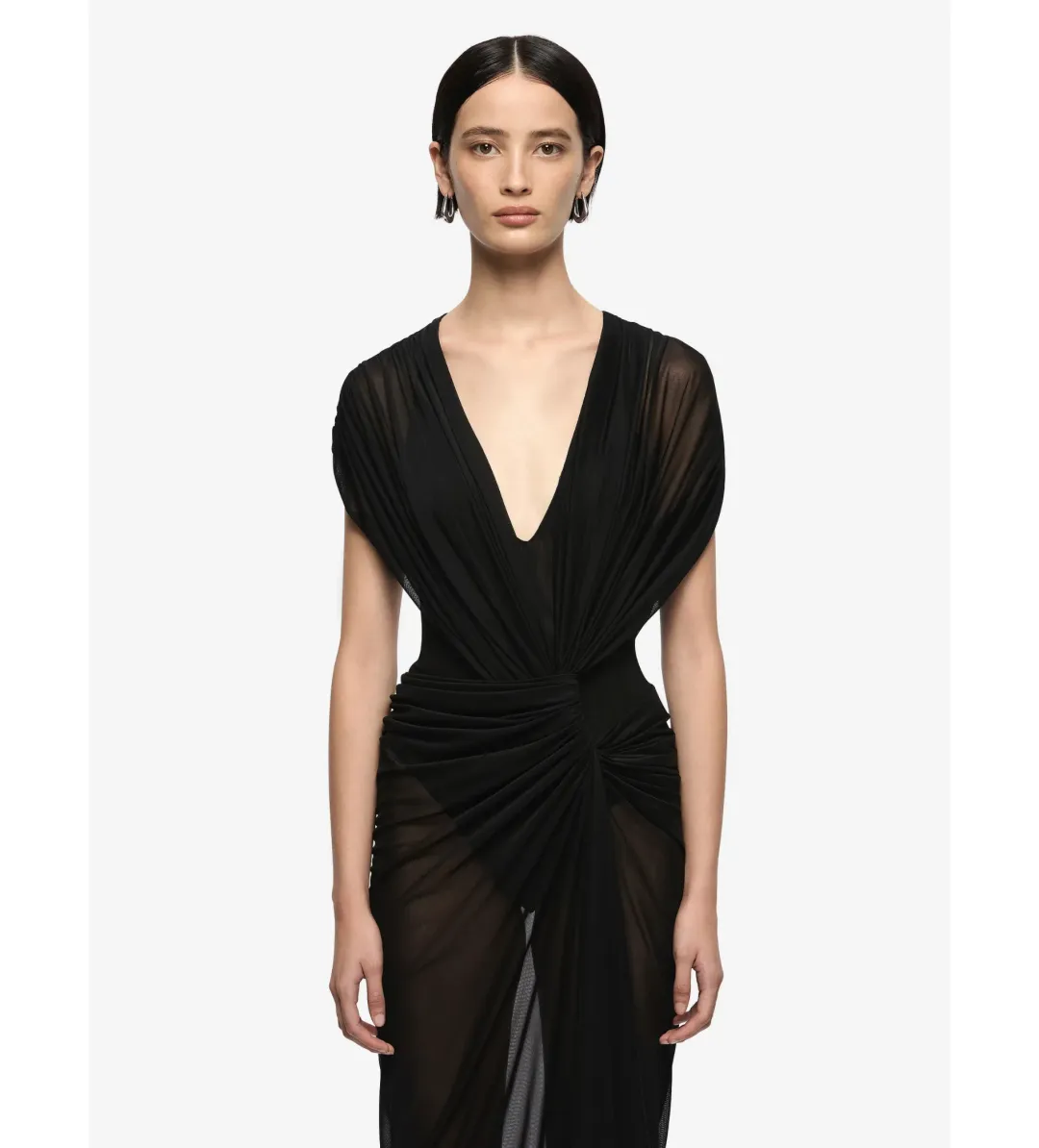 Bec & Bridge Leia Maxi Gown Black Size 10 for rent on The Volte - main image