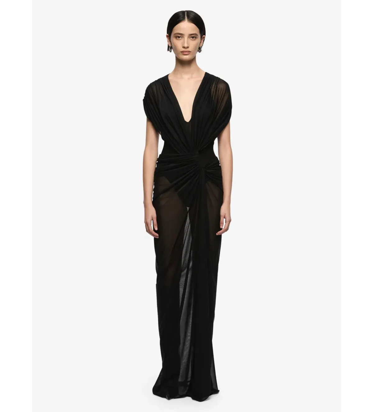 Bec & Bridge Leia Maxi Gown Black Size 10 for rent on The Volte - main image