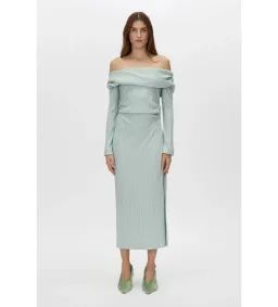 Camilla and Marc Shaw Strapless Midi Dress in Dusty Mint Size 8 for rent on The Volte - image 1