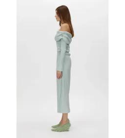 Camilla and Marc Shaw Strapless Midi Dress in Dusty Mint Size 8 for rent on The Volte - image 2