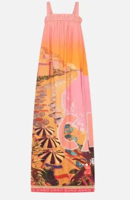 Camilla Wide Strap Sundress Capri Me size XXL for rent on The Volte - image 4