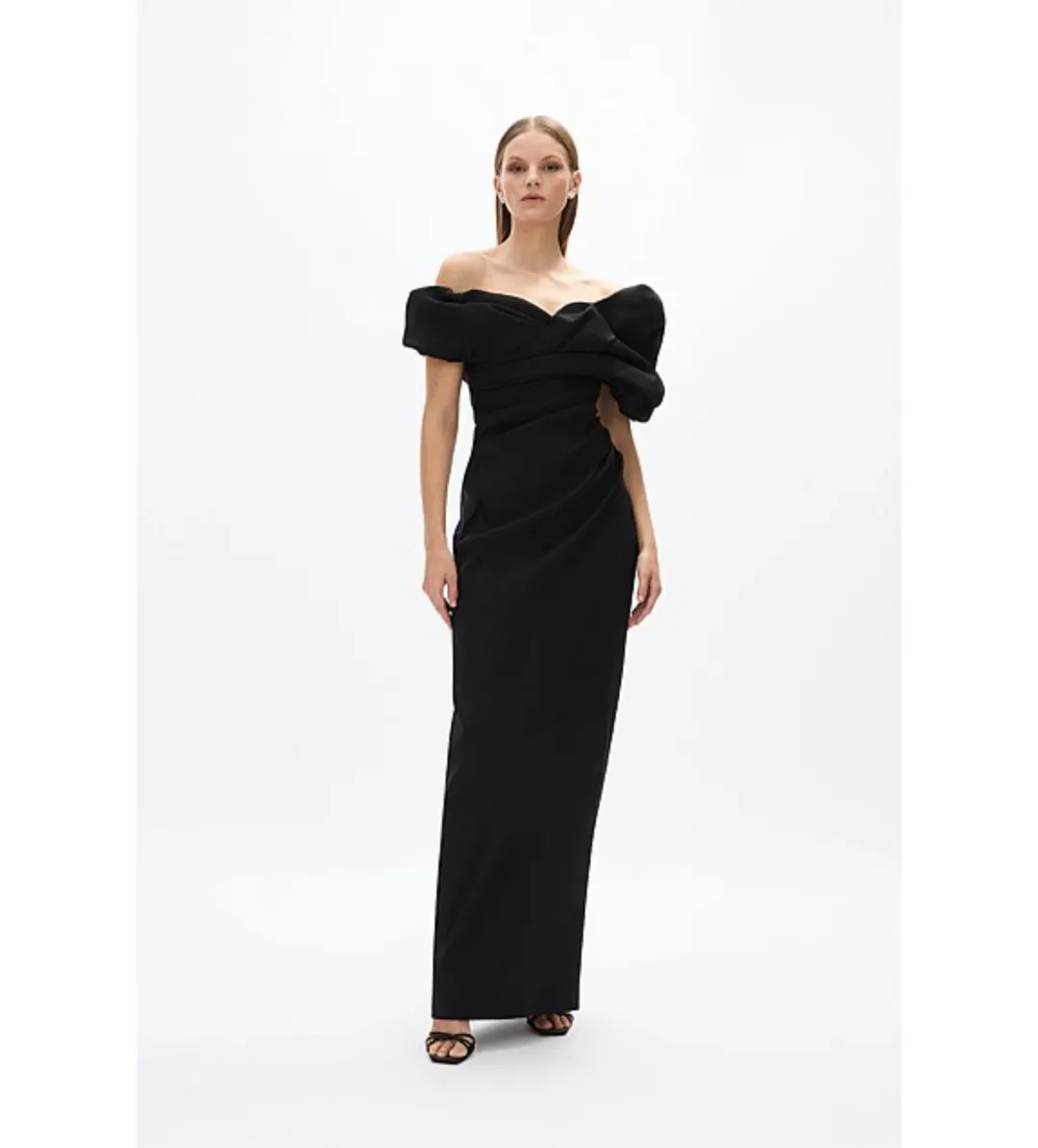 Rachel Gilbert Gia Gown in Black Size 1/AU8 for rent on The Volte - main image
