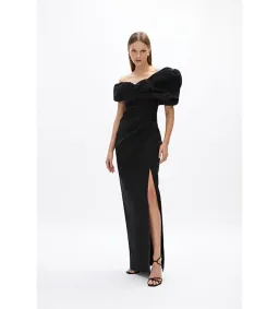 Rachel Gilbert Gia Gown in Black Size 1/AU8 for rent on The Volte - image 1