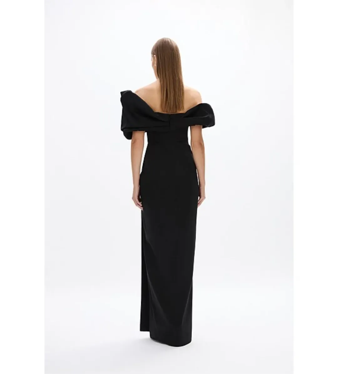 Rachel Gilbert Gia Gown in Black Size 1/AU8 for rent on The Volte - main image