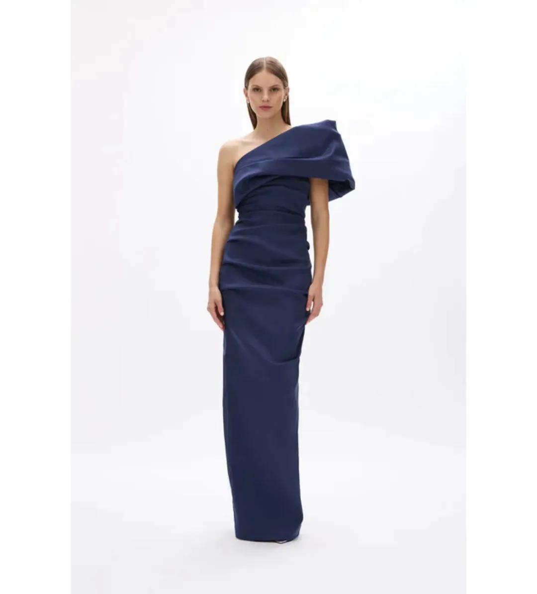 Rachel Gilbert Kat Gown in Navy Size 2/AU10 for rent on The Volte - main image