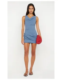Bec + Bridge Priscilla Mini Dress Size 6 Steel Blue for rent on The Volte - image 2