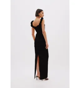 Rachel Gilbert Asha Taffeta Gown in Black Size 2/AU10 for rent on The Volte - image 3
