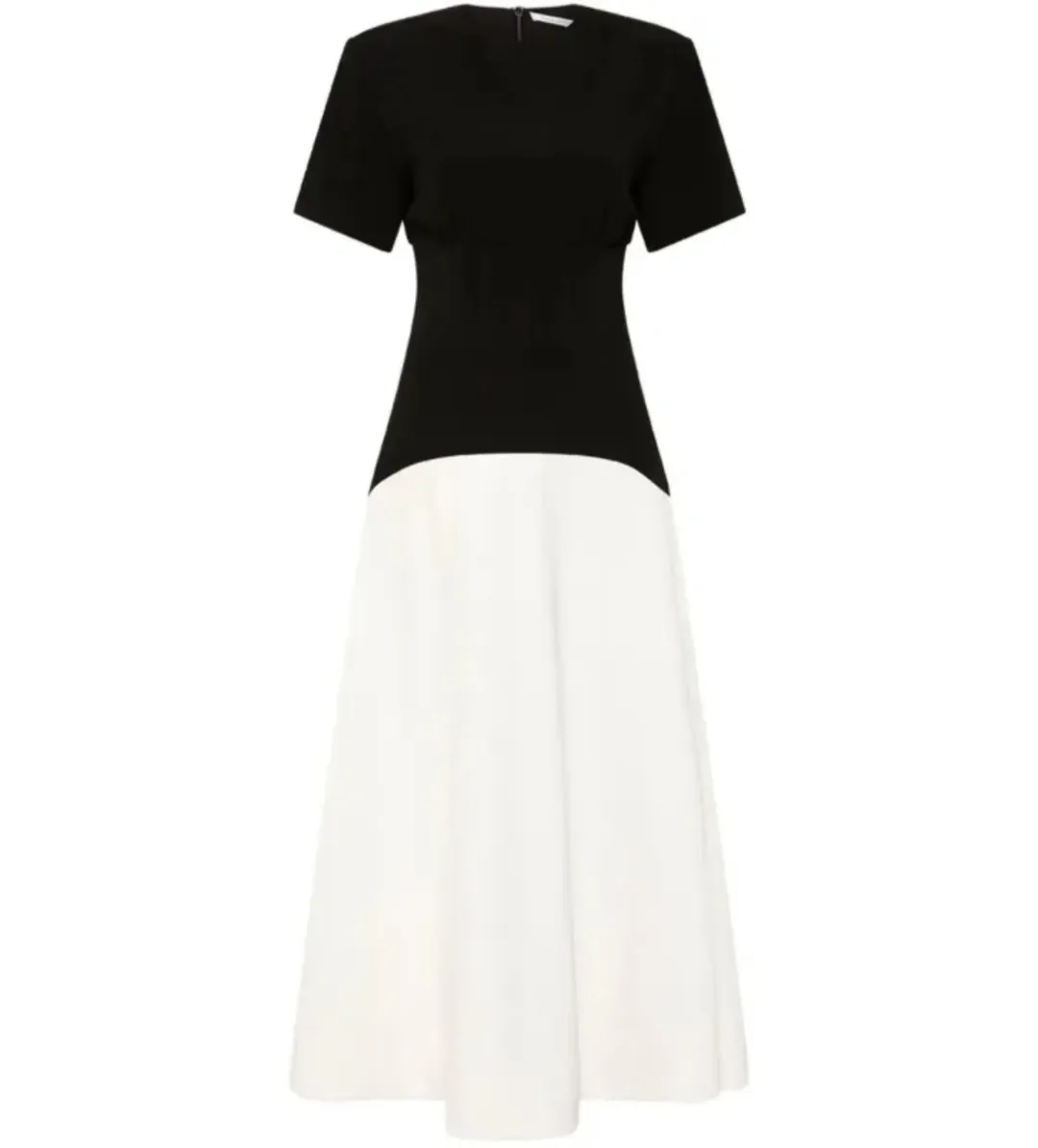 Rachel Gilbert Dover Midi Dress Black/White Size 2/AU 10 for rent on The Volte - main image