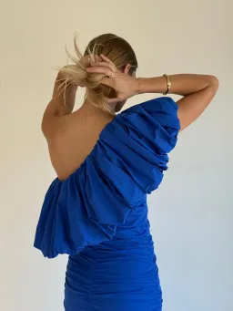 By Nicola Maya Maxi Dress Gown In Cobalt | Size AU 6 for rent on The Volte - image 4
