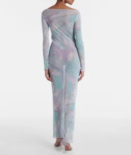 PUCCI - MARMO PRINT TULLE LONG DRESS for rent on The Volte - image 2