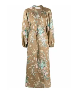 ZIMMERMANN CASSIA WRAP TIE MIDI DRESS SIZE 1/ AU10 for rent on The Volte - image 8