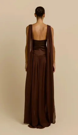 ARCINA ORI RAMONA DRESS CACAO - XS for rent on The Volte - image 3
