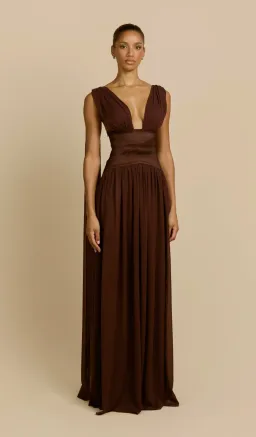 ARCINA ORI RAMONA DRESS CACAO - XS for rent on The Volte - image 2