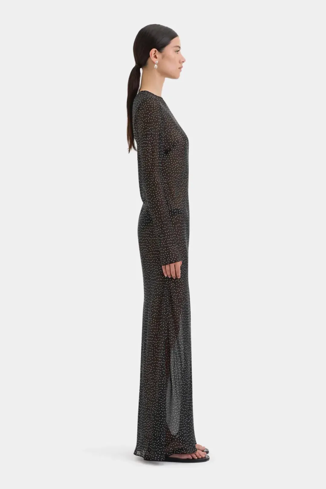 SIR THE LABEL LISANDER LONG SLEEVE DRESS for rent on The Volte - main image