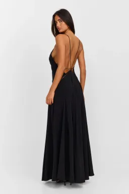 Sasha Therese, Posie Maxi Dress Black for rent on The Volte - image 3