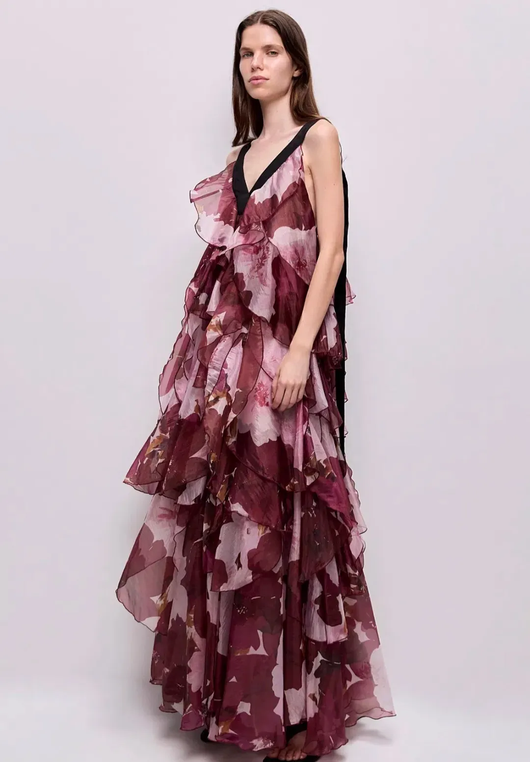 Aje Athena Gown Aquarelle size 10  for rent on The Volte - main image