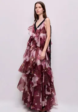 Aje Athena Gown Aquarelle size 10  for rent on The Volte - image 2