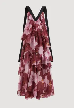Aje Athena Gown Aquarelle size 10  for rent on The Volte - image 6