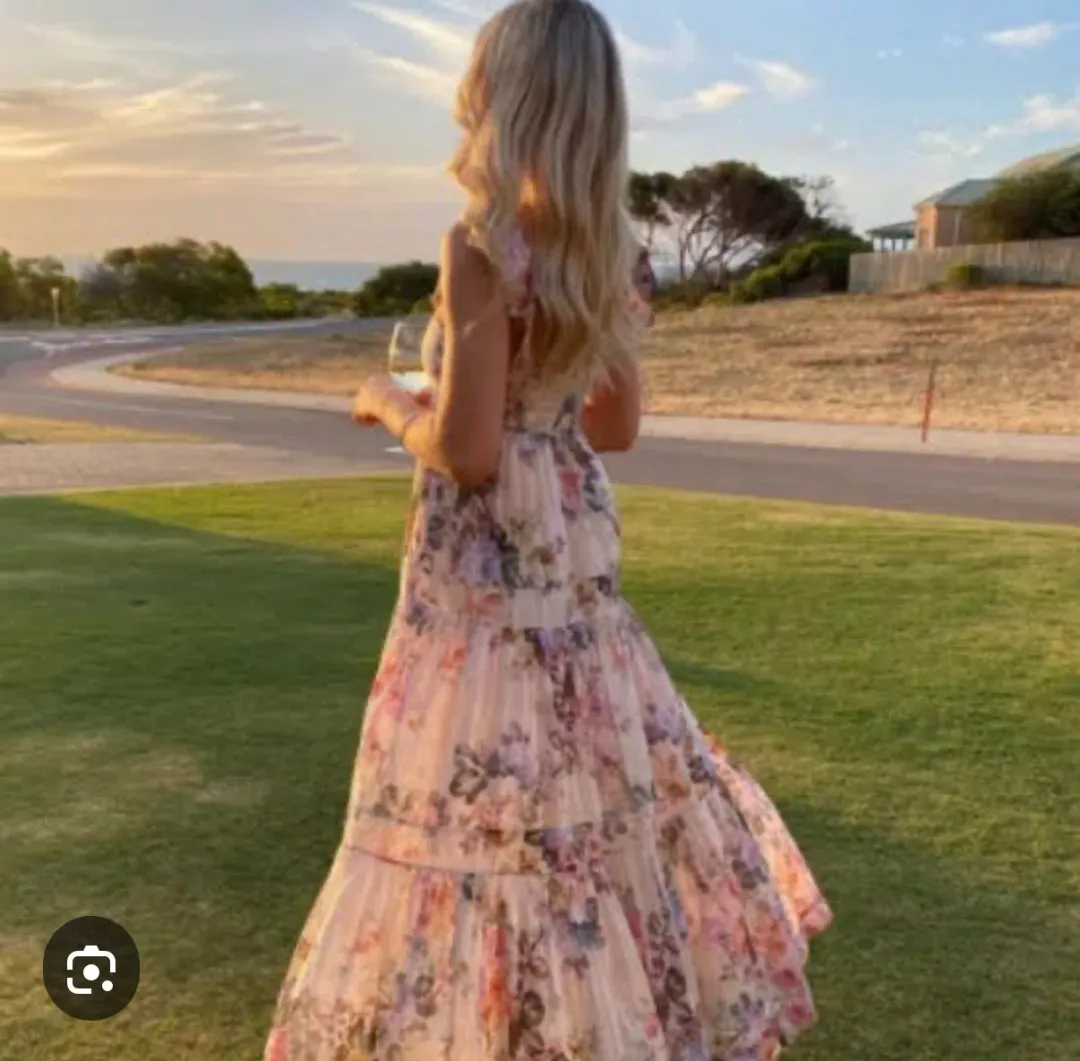 Zimmerman Brighton Tie Shoulder dress for rent on The Volte - main image