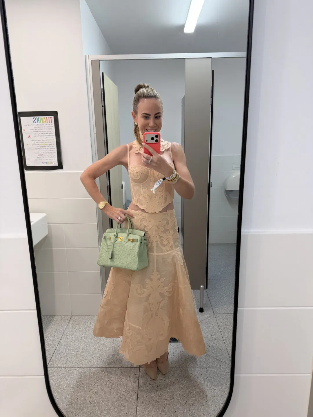 ZIMMERMANN REBELLION FILIGREE BODICE SIZE O & MIDI SKIRT SIZE OP for rent on The Volte - main image