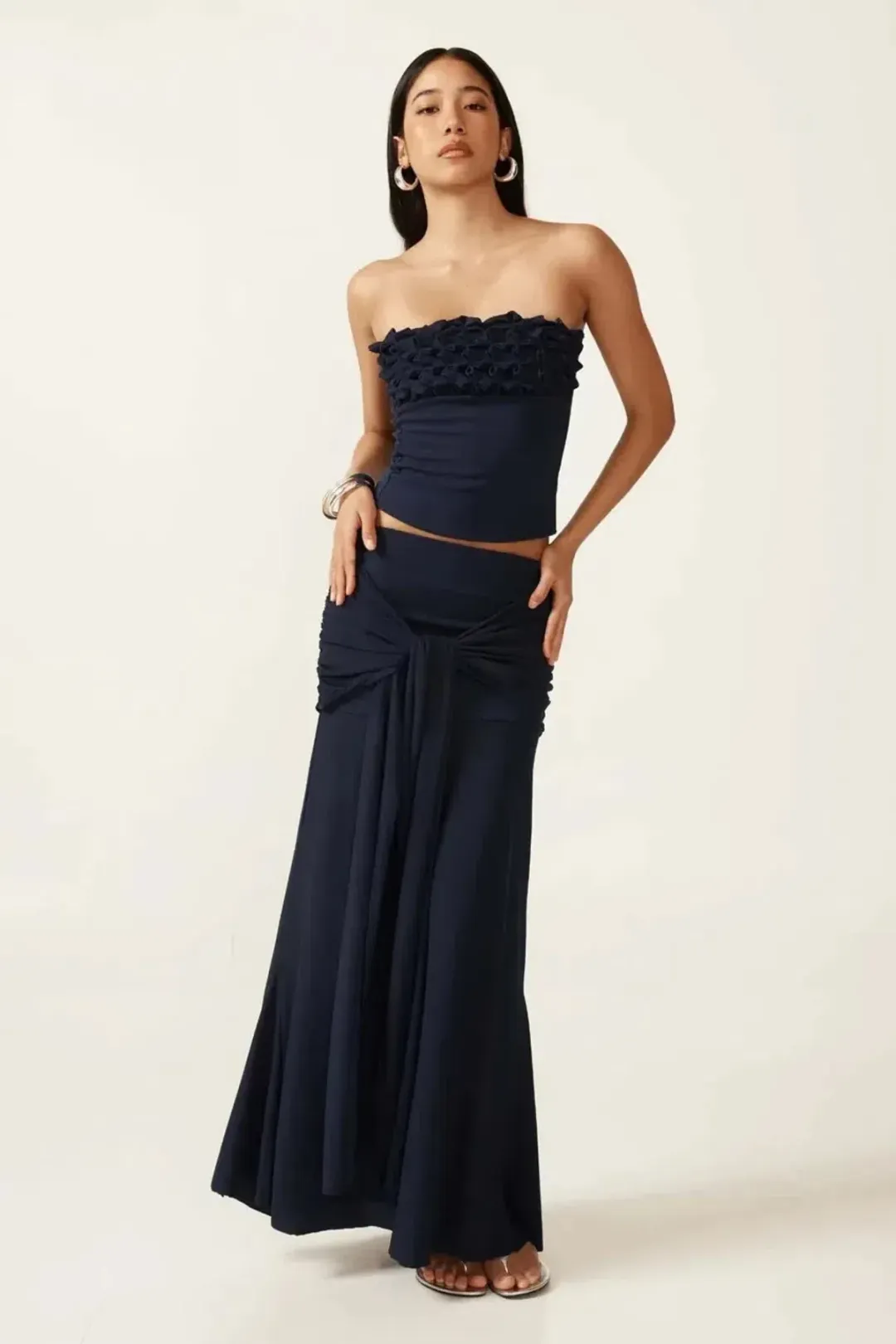 ANCE GRIA JUDE SET NAVY BLUE SIZE 6 (XS) for rent on The Volte - main image