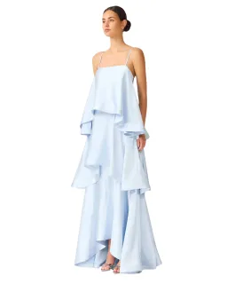 Elliatt Tilly Tiered Maxi Dress Pale Blue Size L for rent on The Volte - image 3