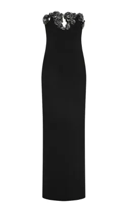 Rachel Gilbert mirage gown Black Size 0 for rent on The Volte - image 1