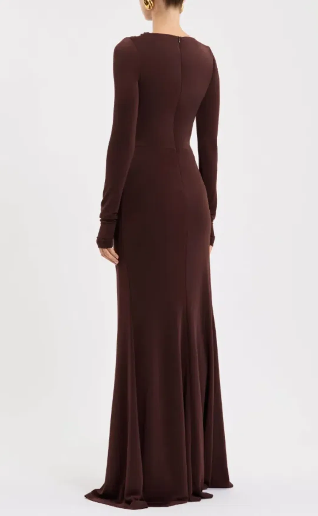 Rebecca Vallance Hazine Long Sleeve Maxi Dress Size 12 for rent on The Volte - main image