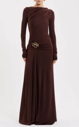 Rebecca Vallance Hazine Long Sleeve Maxi Dress Size 12 for rent on The Volte - image 1