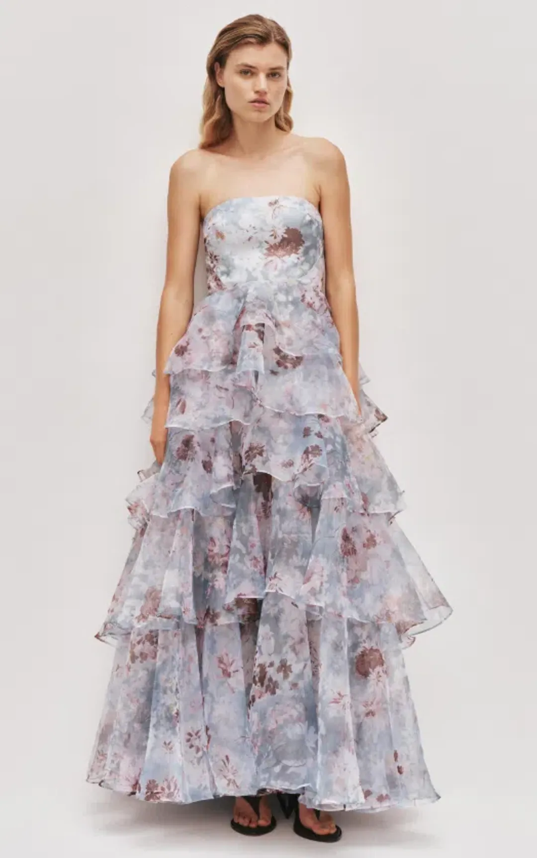AJE Gabriella Gown Full bloom Size 10 for rent on The Volte - main image
