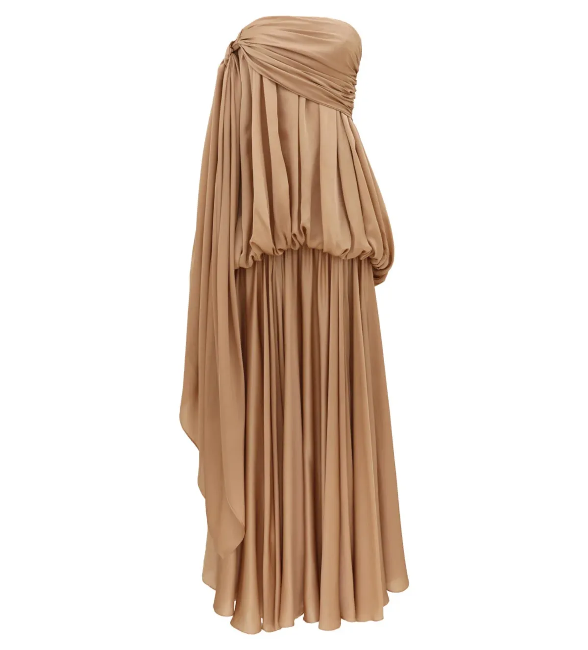 Zimmermann Alchemy Billow Maxi Dress Champagne Size 0/AU 8 for rent on The Volte - main image