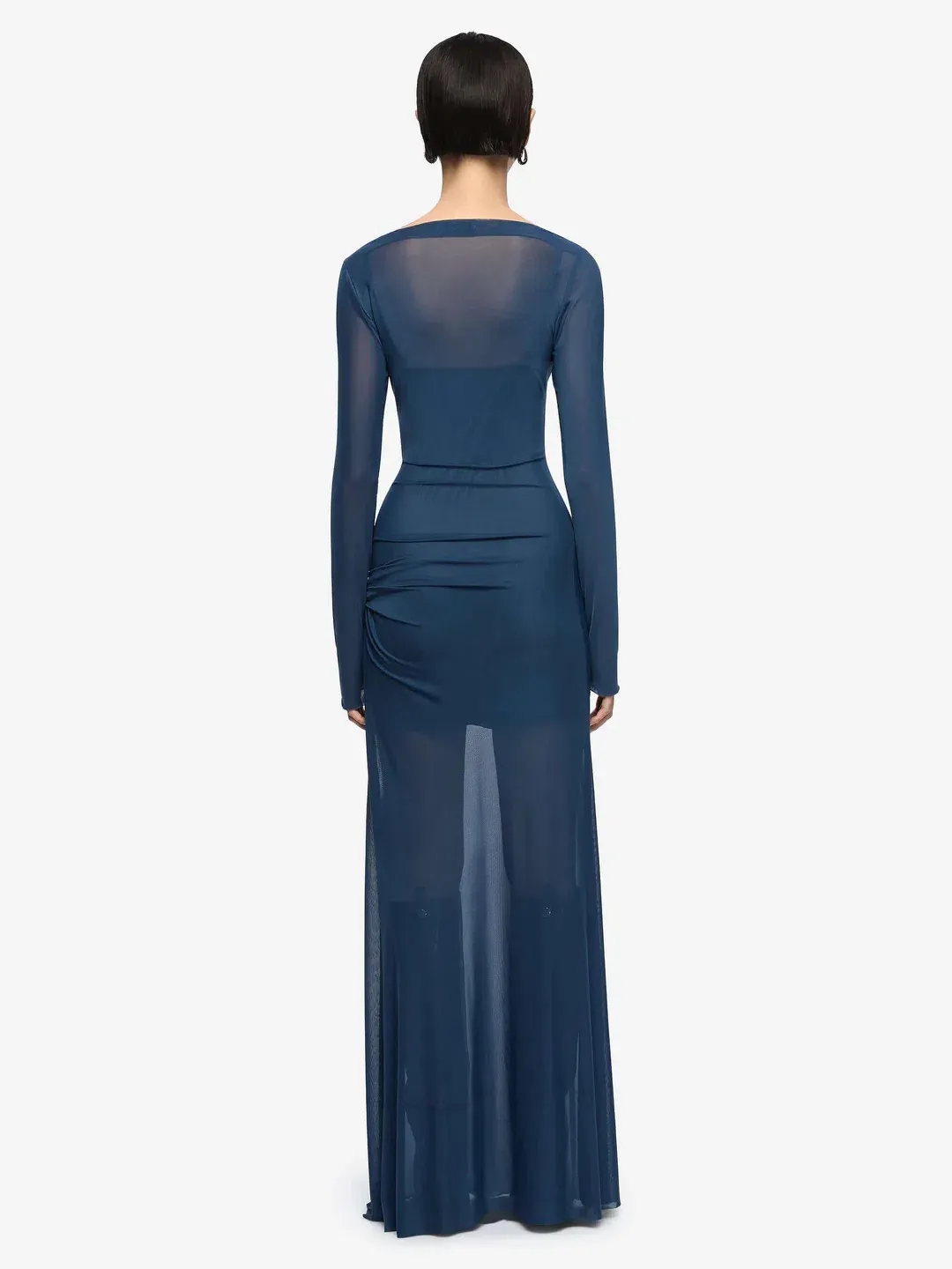  Marabou Long Sleeve Maxi Dress size 12  for rent on The Volte - main image