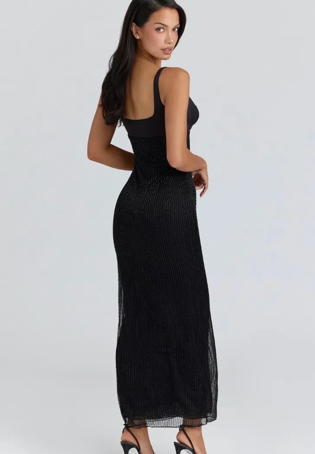 House of CB Ari Dress Black XS for rent on The Volte - main image