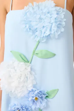 Elliatt Buttercup Maxi Dress in Blue M/10 AU for rent on The Volte - image 2