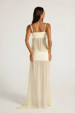 Ance Gria Romeo Gown Cream size S for rent on The Volte - image 3