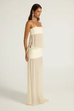 Ance Gria Romeo Gown Cream size S for rent on The Volte - image 2