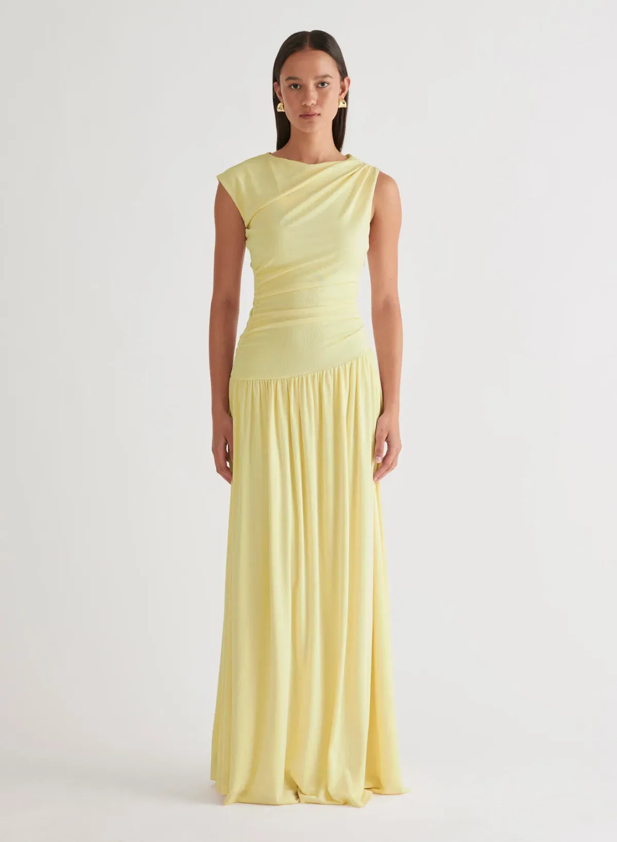Anna Quan Andie Dress Limoncello for rent on The Volte - main image