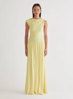 Anna Quan Andie Dress Limoncello for rent on The Volte - image 1