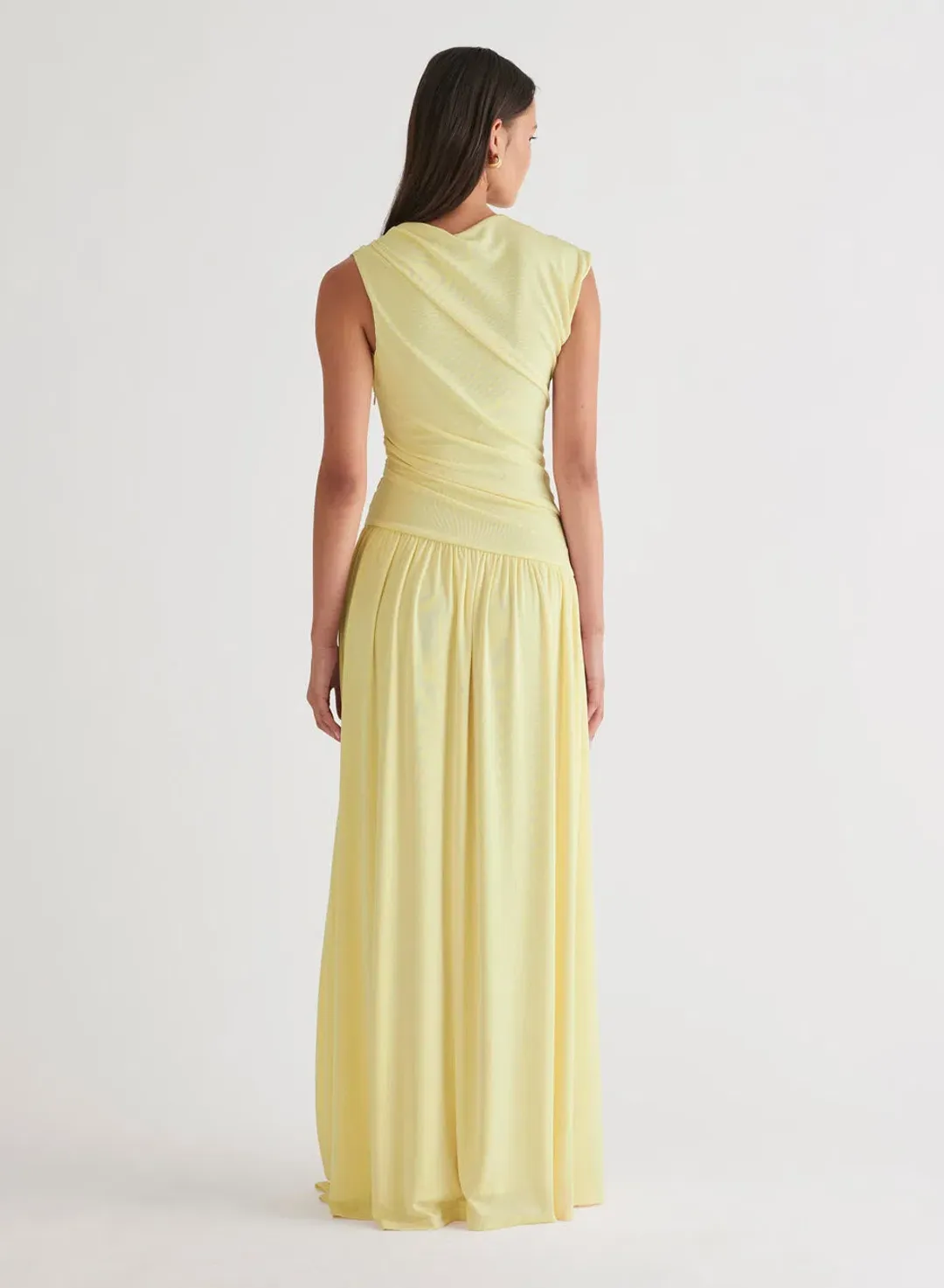 Anna Quan Andie Dress Limoncello for rent on The Volte - main image