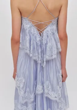 AJE- Ophelia Lace Gown- Blue- Size 8 for rent on The Volte - image 7