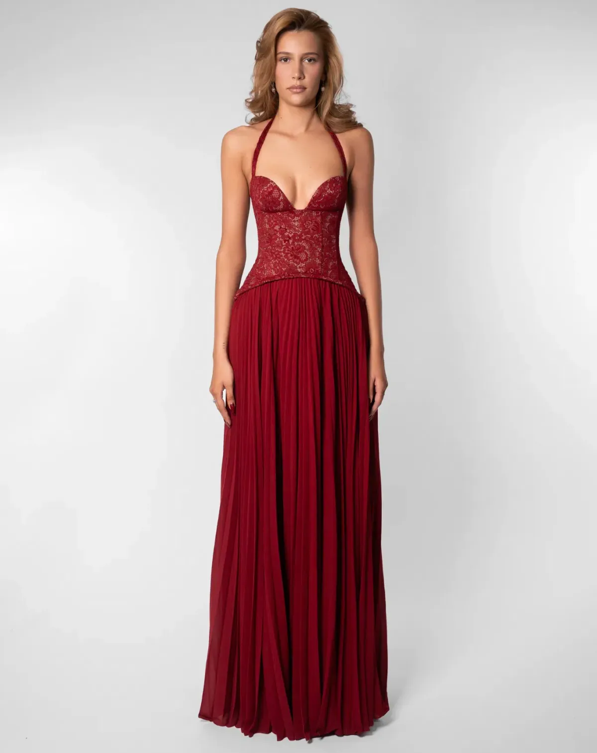 Fenity Gaia Dress Red Size XS / AU 6 for rent on The Volte - main image