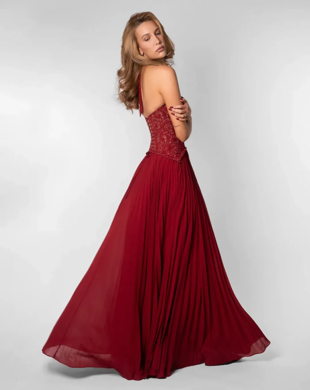 Fenity Gaia Dress Red Size XS / AU 6 for rent on The Volte - main image