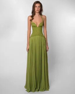 Fenity Gaia Dress Green Size S / AU 8 for rent on The Volte - image 2
