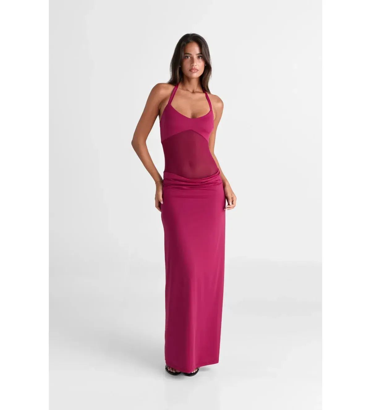 Sasha Therese Sariya Maxi Dress Ruby for rent on The Volte - main image