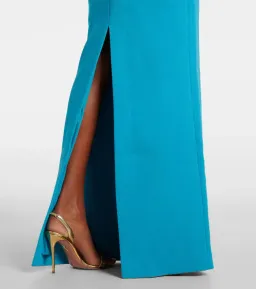 🩵 Rebecca Vallance Ella Gown – Turquoise Blue – Size 6 AU - Ruffle Maxi Dress🩵 for rent on The Volte - image 5