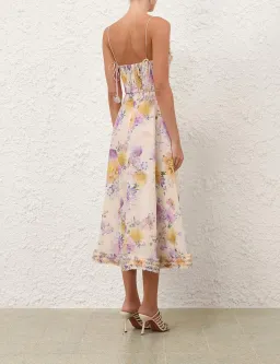 The Luna Ruffle Midi Dress  for rent on The Volte - image 4