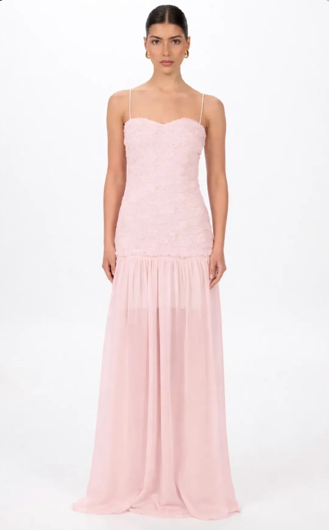 Jefrei Sei / She is Olla Renata Dress in Baby Pink Size M for rent on The Volte - main image