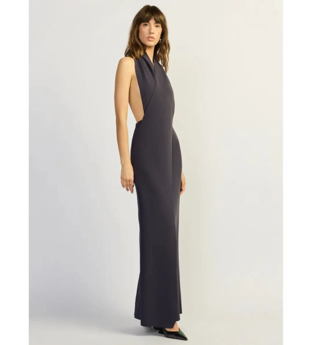 Tojha Dova Maxi Dress in Steele Size AU8 for rent on The Volte - main image
