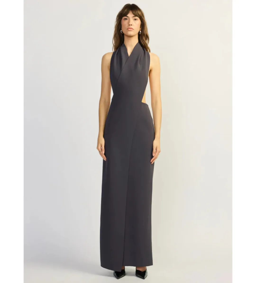 Tojha Dova Maxi Dress in Steele Size AU8 for rent on The Volte - main image