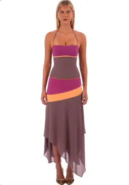 I am Delilah Iris Corset & Skirt Set in Mauve Size S for rent on The Volte - image 1